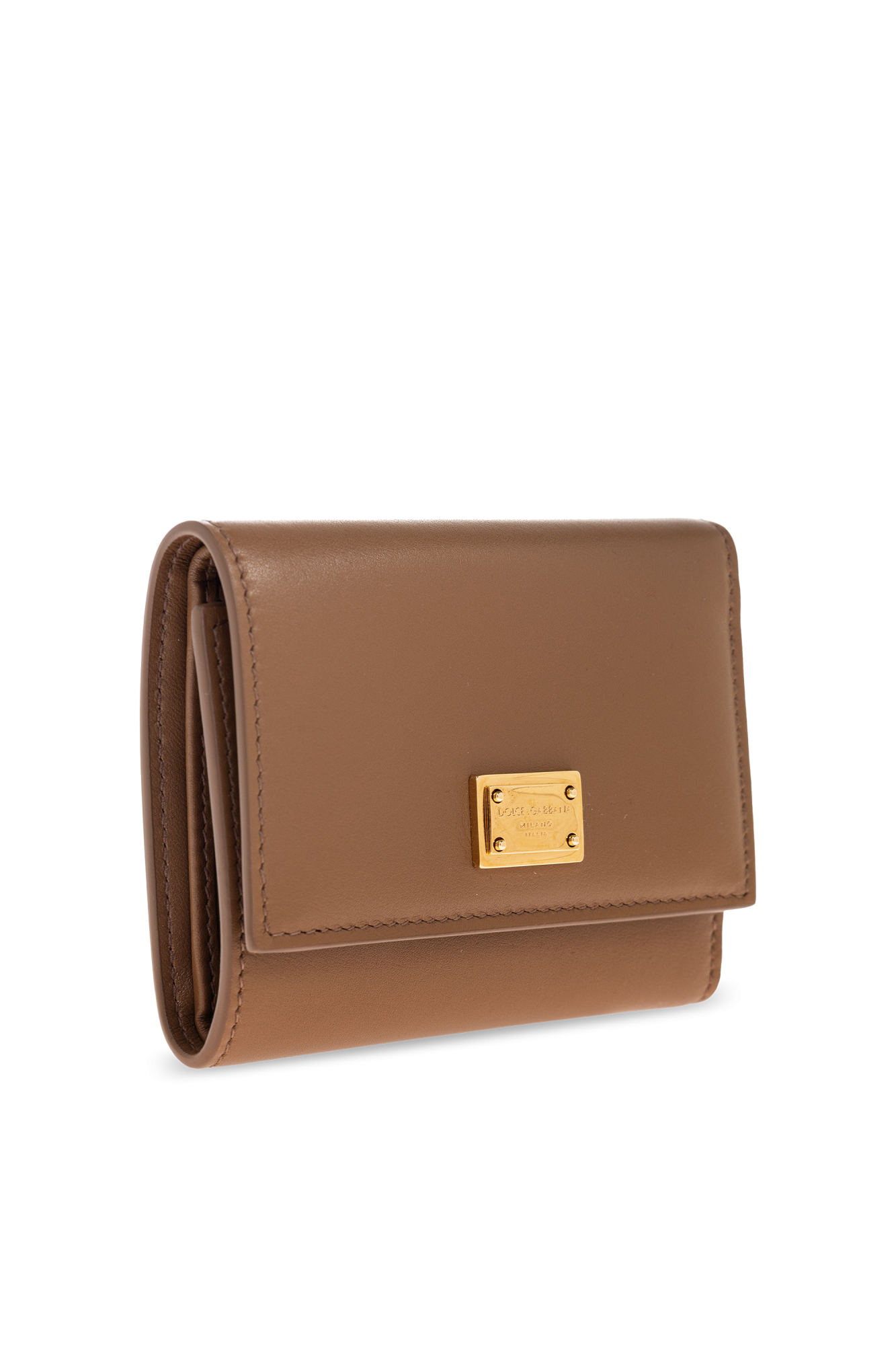 Brown Leather wallet Dolce & Gabbana - Vitkac Australia